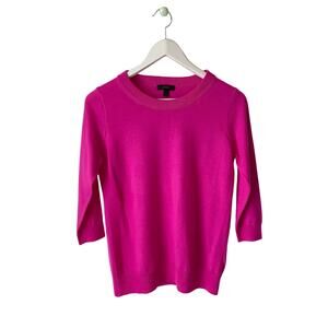 J. Crew Fuchsia Wool Sweater Size XS